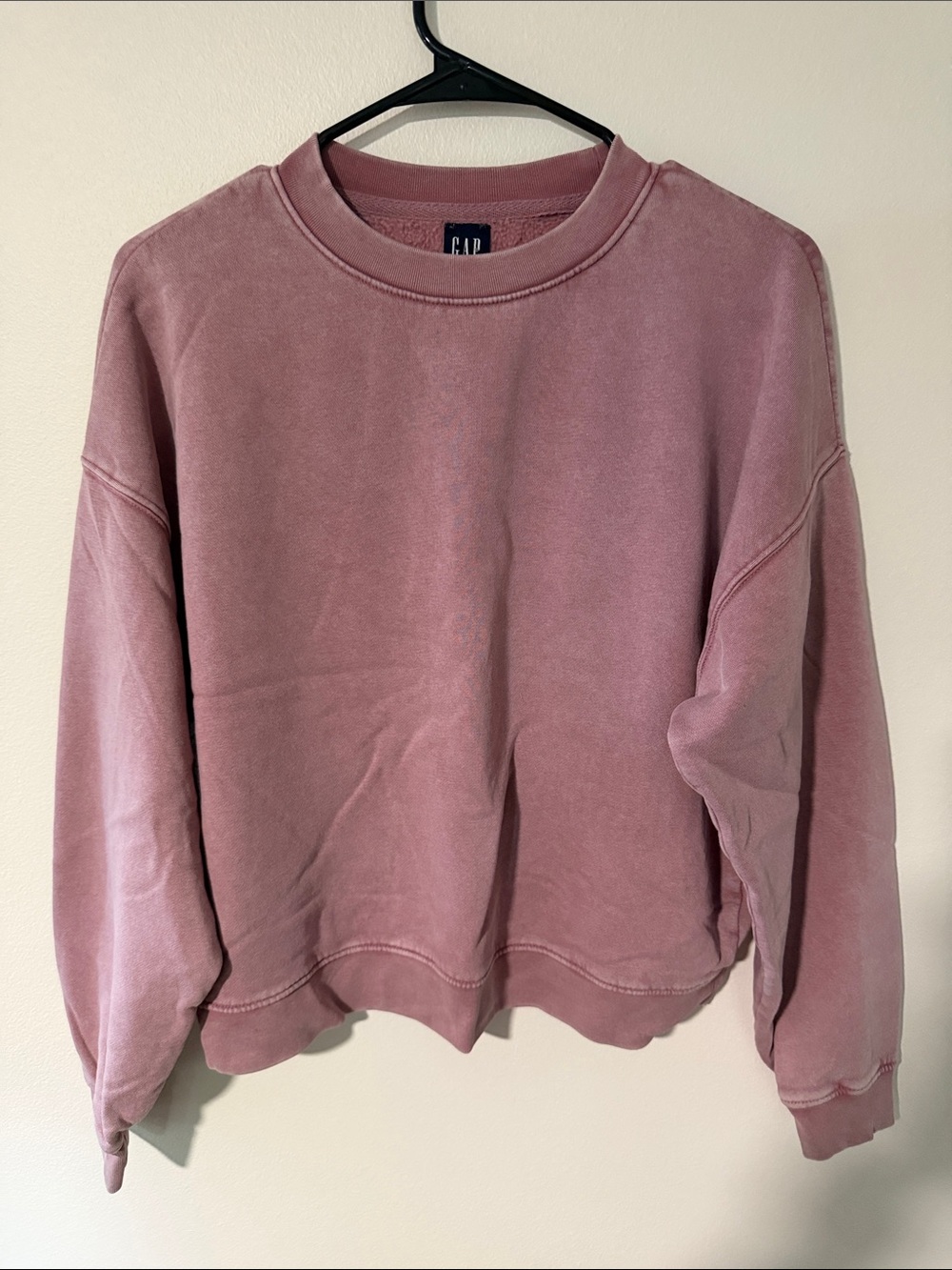 GAP Washed Rose Crewneck Sweatshirt